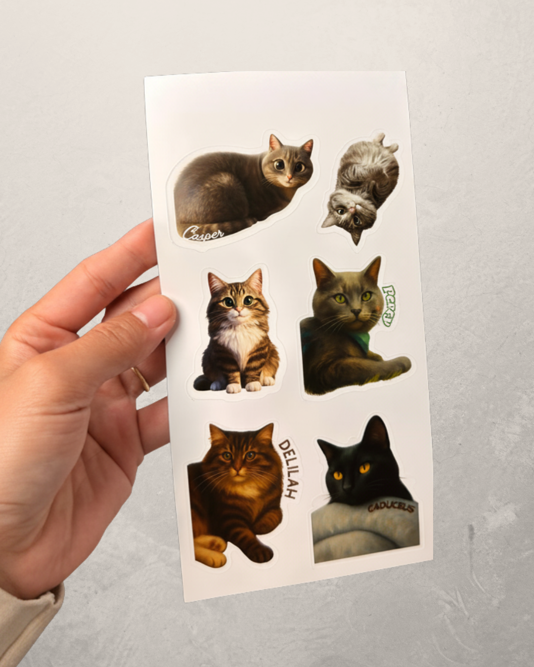 Custom Sticker Set (4x7 inches)